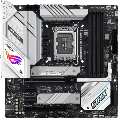 لوحة أم أسوس روج ستريكس ROG STRIX B760-G GAMING WIFI D4 بمقبس LGA1700 لوحة أم أسوس روج ستريكس ROG STRIX B760-G GAMING WIFI D4 بمقبس LGA1700