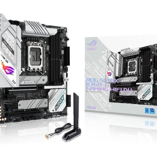 لوحة أم أسوس روج ستريكس ROG STRIX B760-G GAMING WIFI D4 بمقبس LGA1700 لوحة أم أسوس روج ستريكس ROG STRIX B760-G GAMING WIFI D4 بمقبس LGA1700