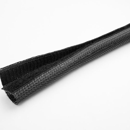 GAMEON GO-5374 Flexible Cable Wrap Sleeve with Hook and Loop Fastener - 85mm/3.3" Width - Black GAMEON GO-5374 Flexible Cable Wrap Sleeve with Hook and Loop Fastener - 85mm/3.3" Width - Black