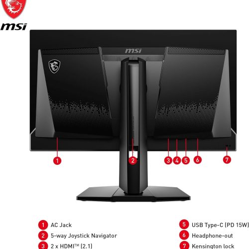شاشة الألعاب ام اس اي ماج 271QPX QD-OLED بحجم 27 بوصة دقة WQHD معدل تحديث 360 هرتز وزمن استجابة 0.03 مللي ثانية MSI MAG 271QPX QD-OLED 27-Inch WQHD 360Hz 0.03ms شاشة الألعاب ام اس اي ماج 271QPX QD-OLED بحجم 27 بوصة دقة WQHD معدل تحديث 360 هرتز وزمن استجابة 0.03 مللي ثانية MSI MAG 271QPX QD-OLED 27-Inch WQHD 360Hz 0.03ms