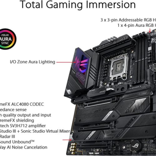 لوحة أم اسوس روج ستريكس ASUS ROG STRIX Z790-E GAMING WIFI DDR5 لوحة أم اسوس روج ستريكس ASUS ROG STRIX Z790-E GAMING WIFI DDR5