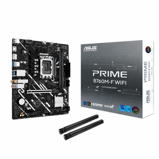 ASUS PRIME B760M-F WIFI DDR5 Gaming Motherboard