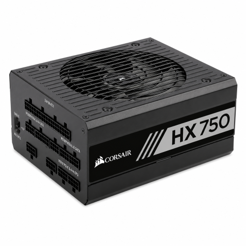 CORSAIR HX750 750W 80 PLUS Platinum Fully Modular Gaming Power Supply CORSAIR HX750 750W 80 PLUS Platinum Fully Modular Gaming Power Supply