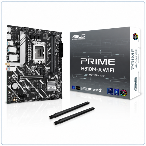 Asus Prime H810M-A WiFi Intel 1851 Micro ATX DDR5 Motherboard