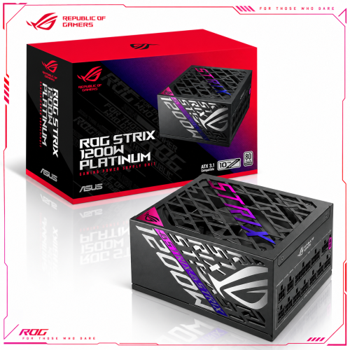 ASUS ROG Strix 1200W Platinum 1200W 80 PLUS Platinum ATX 3.1 PCIe 5.1 Power Supply ASUS ROG Strix 1200W Platinum 1200W 80 PLUS Platinum ATX 3.1 PCIe 5.1 Power Supply