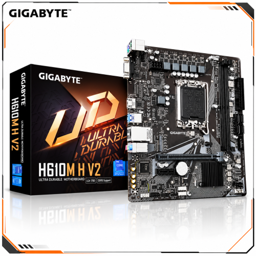 GIGABYTE H610M H V2 DDR5 Intel LGA 1700 Motherboard GIGABYTE H610M H V2 DDR5 Intel LGA 1700 Motherboard
