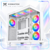 Xigmatek Aqua V Arctic White Gaming Chassis with ARGB Fans