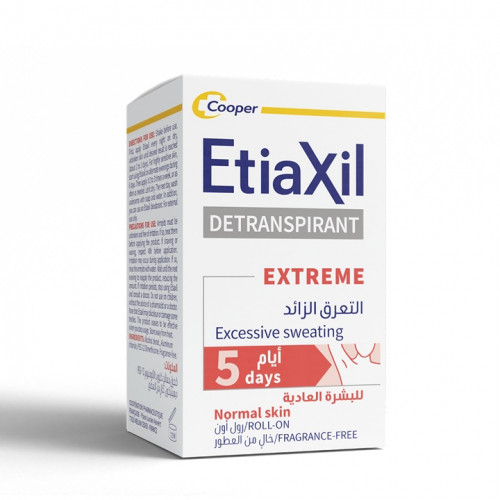 إتياكسيل للتحكم في التعرق الزائد للبشرة العادية رول أون 15 مل إتياكسيل للتحكم في التعرق الزائد للبشرة العادية رول أون 15 مل