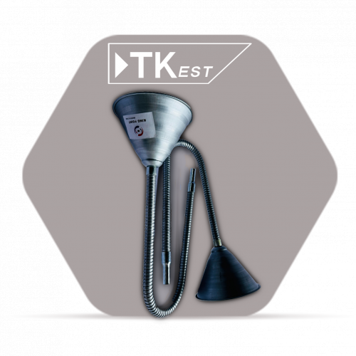 قمع معدني مرن للتعبئة – محقن زيت 