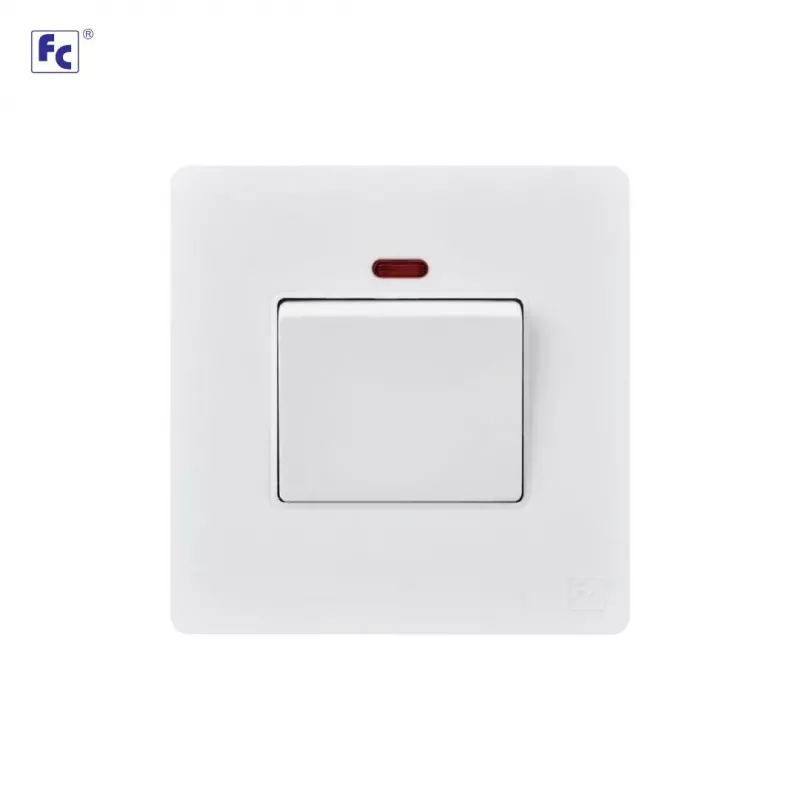 مفتاح سخان مفرد 20 امبير 3*3 ابيض - اف سي 