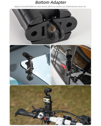Expansion Adapter Foldable Dual Hooks Adapte for Osmo Pocket 3/4