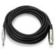 cable 1/4''Jack 6.5mm Male to XLR Female Microphone Mono Cable Foil+Braided Shielded 3M cable 1/4''Jack 6.5mm Male to XLR Female Microphone Mono Cable Foil+Braided Shielded 3M
