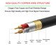 cable 1/4''Jack 6.5mm Male to XLR Female Microphone Mono Cable Foil+Braided Shielded 3M cable 1/4''Jack 6.5mm Male to XLR Female Microphone Mono Cable Foil+Braided Shielded 3M