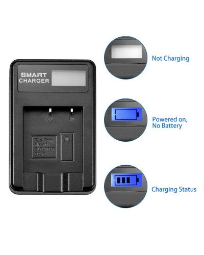LCD Slim USB Charger for Fujifilm NP-50