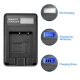 LCD Slim USB Charger for Fujifilm NP-50 LCD Slim USB Charger for Fujifilm NP-50