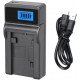 LCD Slim USB Charger for Fujifilm NP-30