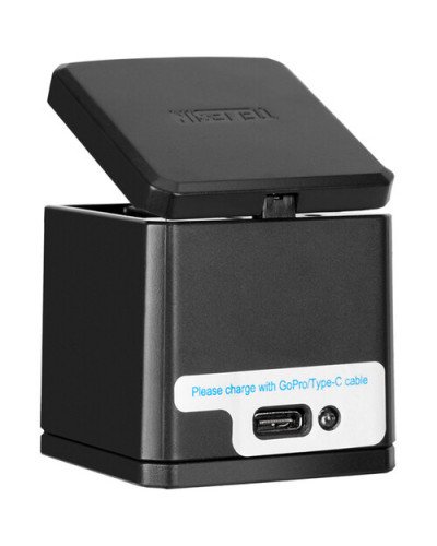 TELESIN 3 Slots LED Storage Charger Box for GoPro HERO 8/7/6/5 TELESIN 3 Slots LED Storage Charger Box for GoPro HERO 8/7/6/5