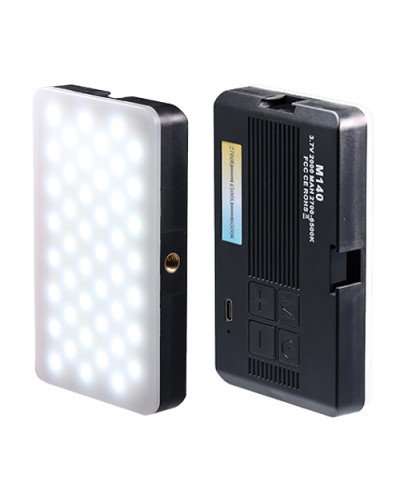 M140 Pocket Fill Light Dimmable 2700-6500k 2000mAh Portable LED Video Light