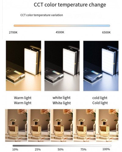 M140 Pocket Fill Light Dimmable 2700-6500k 2000mAh Portable LED Video Light M140 Pocket Fill Light Dimmable 2700-6500k 2000mAh Portable LED Video Light