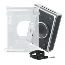 FUJIFILM Instax Mini EVO Case Crystal PVC Instant Camera Hard Carrying Cover