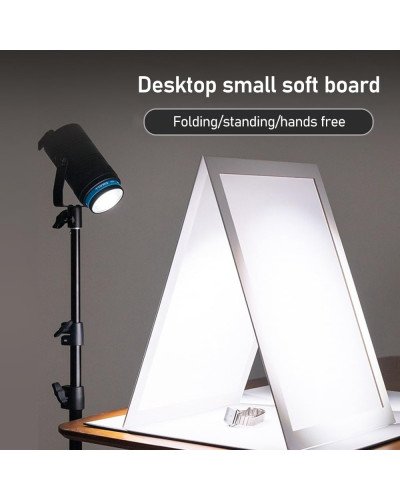 Portable Photography Reflector Foldable V-Flat Light Reflector (850*295mm) Portable Photography Reflector Foldable V-Flat Light Reflector (850*295mm)