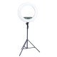 NiceFoto LR-480AII 50W 18″3200-6500K Dimmable Diva LED Ring Light with Stand