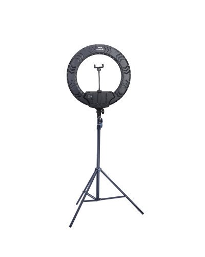 NiceFoto LR-480AII 50W 18″3200-6500K Dimmable Diva LED Ring Light with Stand