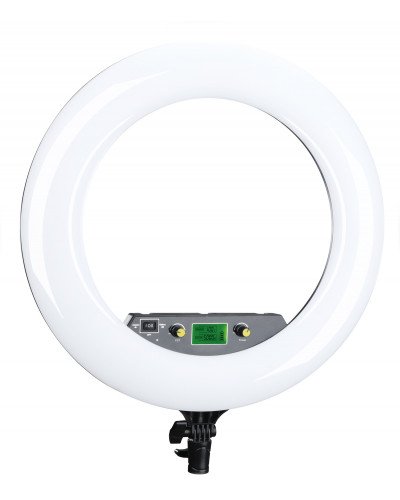 NiceFoto LR-480AII 50W 18″3200-6500K Dimmable Diva LED Ring Light with Stand