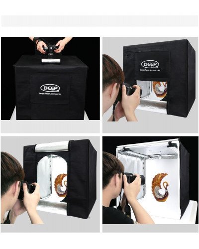 DEEP LED Studio-in-a-Box 60x60cm Bi-Color 3200K-5600K DEEP LED Studio-in-a-Box 60x60cm Bi-Color 3200K-5600K