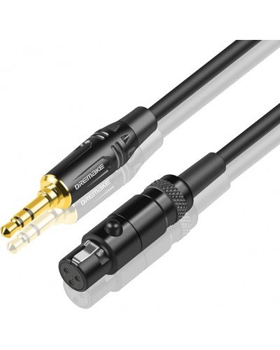 Jack 3.5mm 1/8 to 3-Pin Mini XLR Cable TRS 1/8 Inch Aux Stereo Male to Mini XLR Female Audio Adapter Cable for AKG K550 3m Jack 3.5mm 1/8 to 3-Pin Mini XLR Cable TRS 1/8 Inch Aux Stereo Male to Mini XLR Female Audio Adapter Cable for AKG K550 3m
