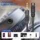 Jack 3.5mm 1/8 to 3-Pin Mini XLR Cable TRS 1/8 Inch Aux Stereo Male to Mini XLR Female Audio Adapter Cable for AKG K550 3m