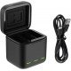 TELESIN 3-Channel Battery Charger & Storage Box for GoPro 9/10/11/12 Batteries