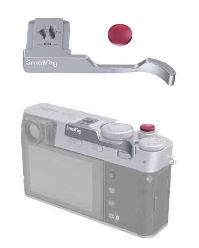 SmallRig Thumb Grip for FUJIFILM X100VI/X100V (Silver) SmallRig Thumb Grip for FUJIFILM X100VI/X100V (Silver)