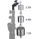 Mount Umbrella Holder with U Shape Tilt Adapter for Studio Light Stand