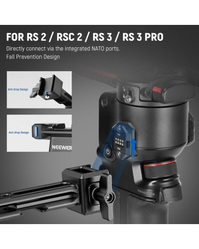NEEWER GA006 Dual Handgrip for DJI RS4 RS4 Pro RS3 RS3 Pro RS2 RSC2 Ronin S SC Gimbal NEEWER GA006 Dual Handgrip for DJI RS4 RS4 Pro RS3 RS3 Pro RS2 RSC2 Ronin S SC Gimbal