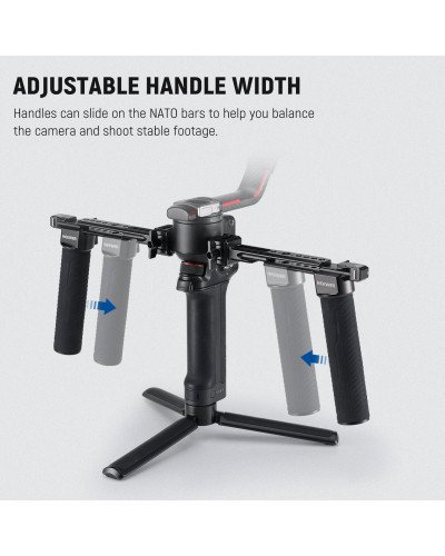 NEEWER GA006 Dual Handgrip for DJI RS4 RS4 Pro RS3 RS3 Pro RS2 RSC2 Ronin S SC Gimbal NEEWER GA006 Dual Handgrip for DJI RS4 RS4 Pro RS3 RS3 Pro RS2 RSC2 Ronin S SC Gimbal