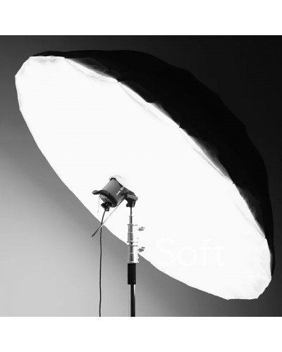 NiceFoto DEEP Transparent Umbrella Black/White BW-Ø65″(165cm)