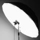 NiceFoto DEEP Transparent Umbrella Black/White BW-Ø65″(165cm)