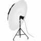 NiceFoto DEEP Transparent Umbrella Black/White BW-Ø65″(165cm)