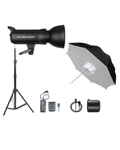 Godox SK400II-V With SBUB-Ø40″ Umbrella 1-Light Studio Flash Kit Godox SK400II-V With SBUB-Ø40″ Umbrella 1-Light Studio Flash Kit