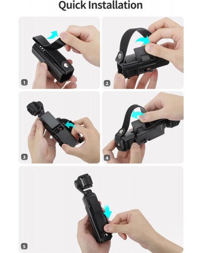 Sunnylife Hand Band & Handle for DJI OSMO Pocket 3/4 Sunnylife Hand Band & Handle for DJI OSMO Pocket 3/4
