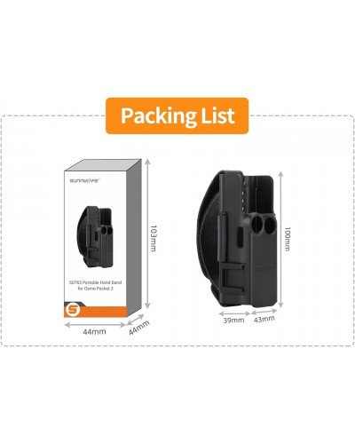 Sunnylife Hand Band & Handle for DJI OSMO Pocket 3/4