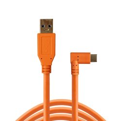 USB 3.0 to Type-C High-Visibility Orange Cable 1.5M