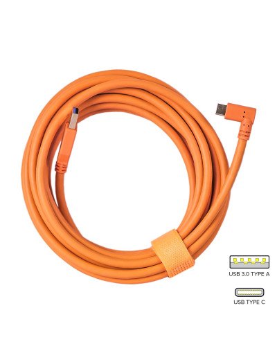 USB 3.0 to Type-C High-Visibility Orange Cable 1.5M USB 3.0 to Type-C High-Visibility Orange Cable 1.5M