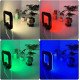 YM-200 RGB Rechargeable 20W Selfie Portable Ring Light Phone Adjustable Fill Ring Light