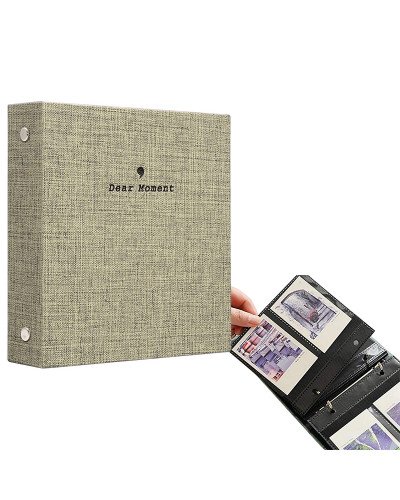Instax Mini Film Photo Book Album 100 Pockets for Fujifilm Instax Film 7/8/9/10/11/12/Evo (Grey)
