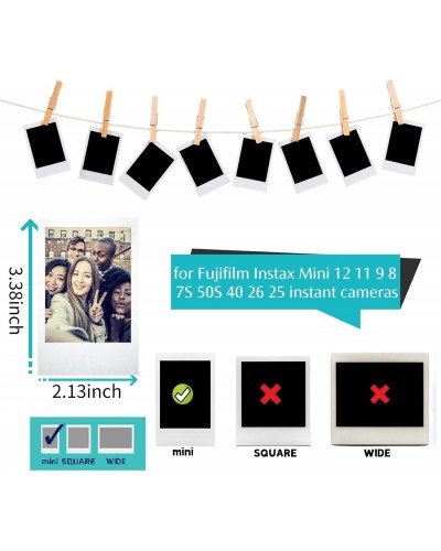 Instax Mini Film Photo Book Album 108 Pockets for Fujifilm Instax Film 7/8/9/10/11/12/Evo (Mint Green)
