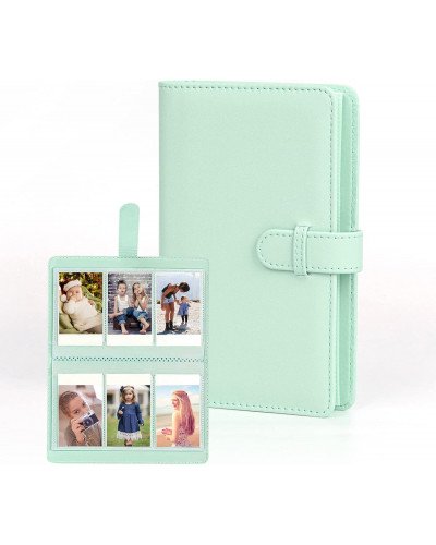 Instax Mini Film Photo Book Album 108 Pockets for Fujifilm Instax Film 7/8/9/10/11/12/Evo (Mint Green)