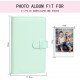 Instax Mini Film Photo Book Album 108 Pockets for Fujifilm Instax Film 7/8/9/10/11/12/Evo (Mint Green)