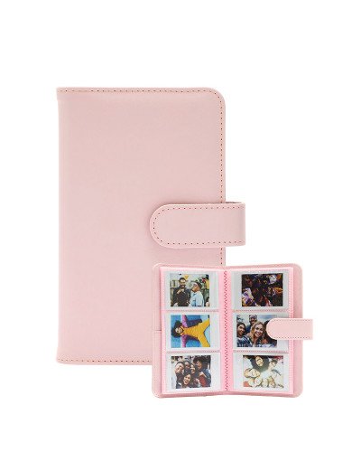 Instax Mini Film Photo Book Album 108 Pockets for Fujifilm Instax Film 7/8/9/10/11/12/Evo (Blossom Pink)